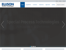Tablet Screenshot of ellisonsurfacetech.com
